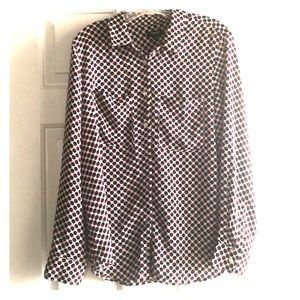 Ophra Button-Down Multi-Colored Blouse